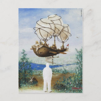 Carte postale plus légère que la carte postale aér