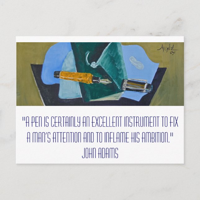 Carte Postale Plus puissant que l'épée (Devant)