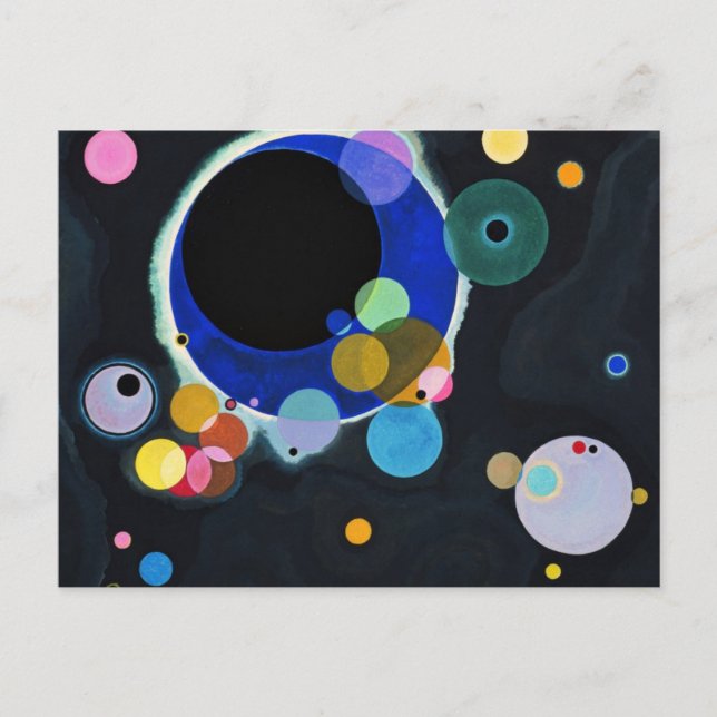 Carte Postale Plusieurs cercles (Devant)