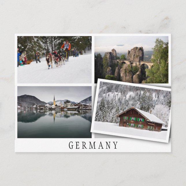 Carte Postale Plusieurs paysages en Allemagne (Devant)