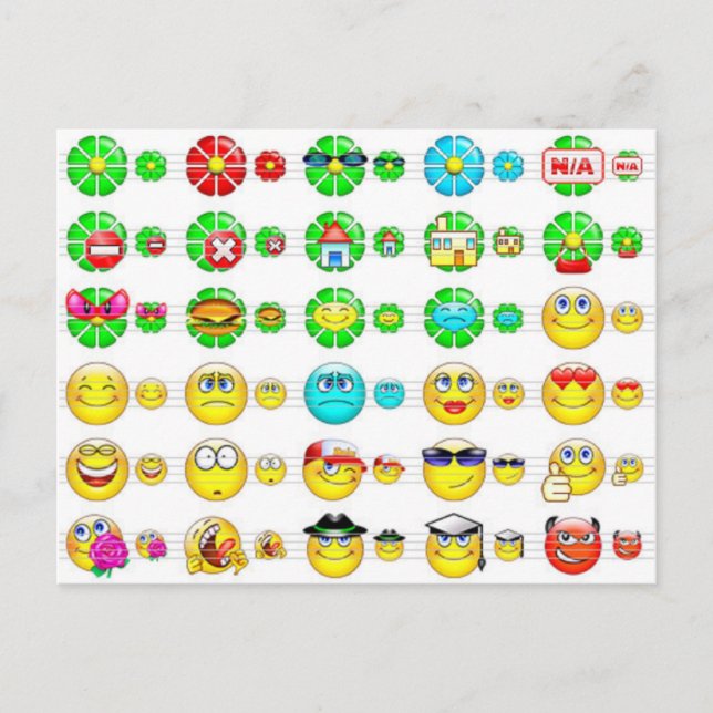 Carte Postale plusieurs visages (Devant)