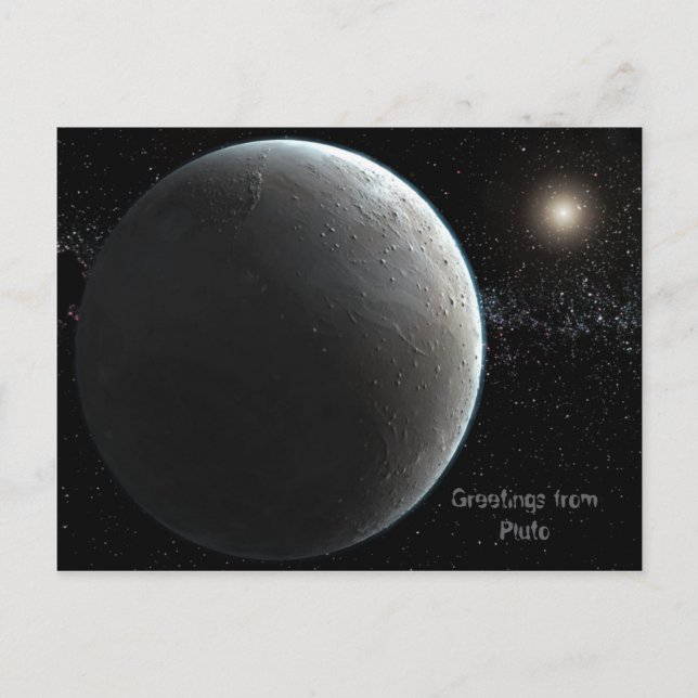 Carte Postale Pluto (Devant)