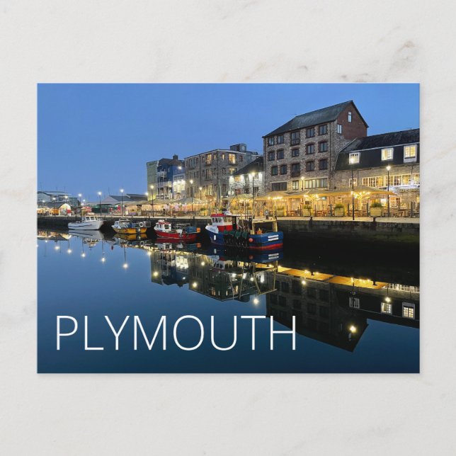 Carte Postale Plymouth (Devant)