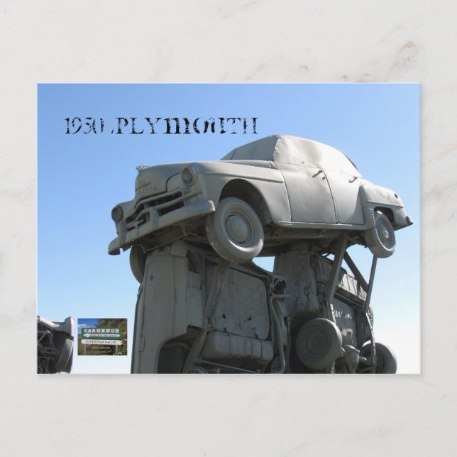 Carte Postale Plymouth 1950 (Devant)