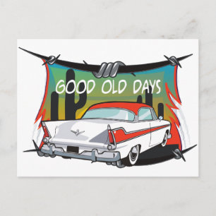 Carte Postale Plymouth 1957 vintage