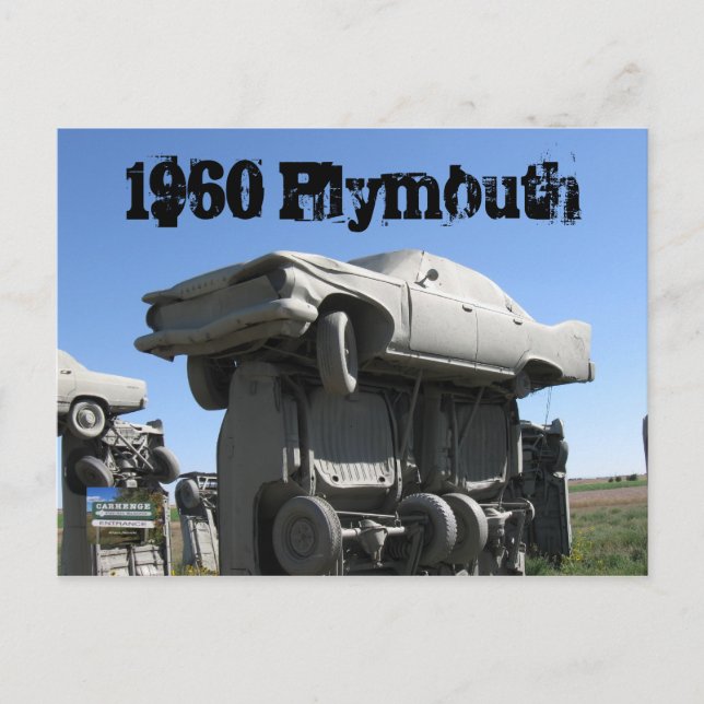 Carte Postale Plymouth 1960 (Devant)