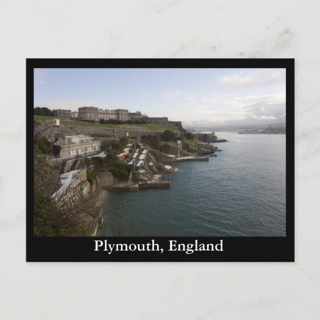 Carte Postale Plymouth, Angleterre (Devant)