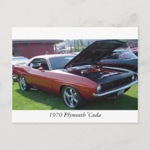 Carte Postale Plymouth 'Cuda 1970