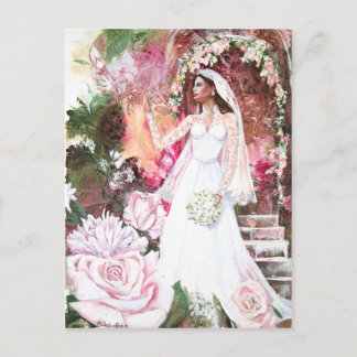 Carte Postale PMACarlson Kate la mariée princière