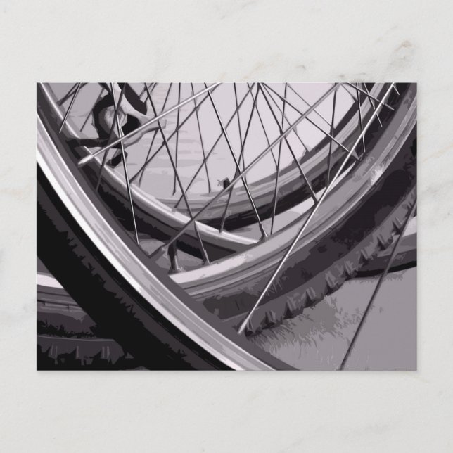 Carte Postale Pneus (Devant)