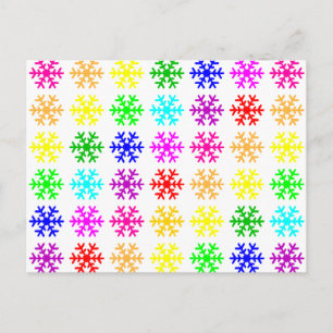 Carte Postale Pneus multicolores