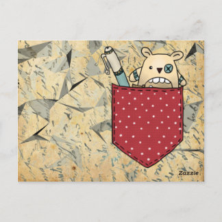 Carte Postale Poche de mange-souci