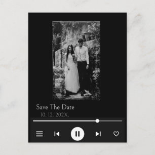 Carte Postale Pochette d'album unique Musique Chanson virale Sau