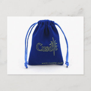 Carte Postale Pochette de Bijoux, Sac à Cordon en Velours