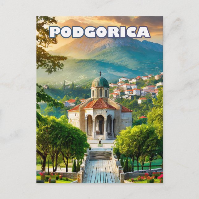 Carte Postale Podgorica, au cœur des Balkans envoûtants (Devant)