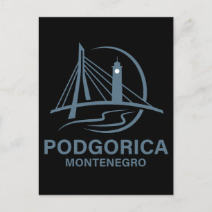 Carte Postale Podgorica Monténégro Europe