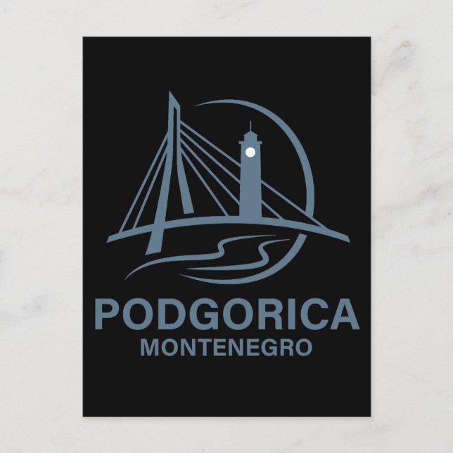 Carte Postale Podgorica Monténégro Europe (Devant)