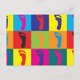 Carte Postale Podiatria Pop Art