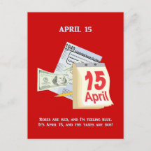 Poème amusant le jour de l'impôt