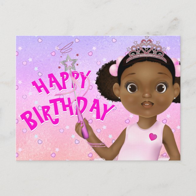 Carte Postale Poème Fairy Princess Ballerina (Devant)