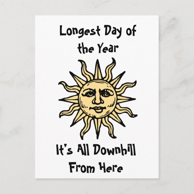 Carte Postale Poème Solstice d'été (Devant)