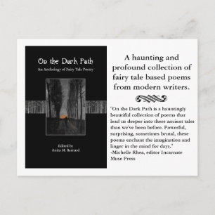 Carte postale Poésie sur le chemin sombre Fairy Ta