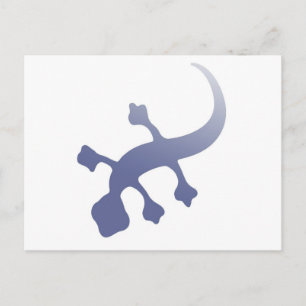Carte Postale Poetica Gecko