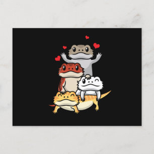 Carte Postale Pogone Dragon À Portes Mignonnes