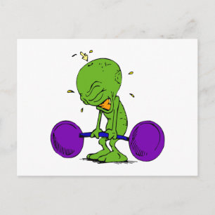 Carte Postale Poids Alien Lifter