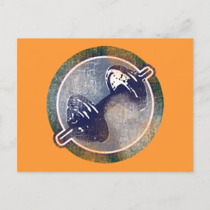 Carte Postale Poids fitness GYM