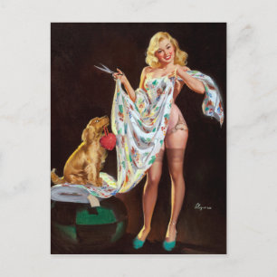 Carte Postale Poignée à la mode vers le haut