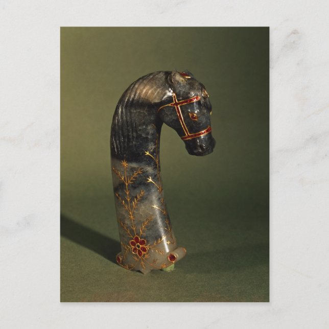 Carte Postale Poignée en forme de tête de cheval (Devant)