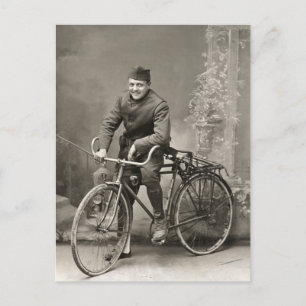 Carte Postale Poilu américain de la Première Guerre mondiale et 