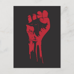 Carte Postale poing