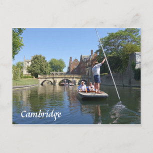 Carte Postale Poing sur la rivière Cam à Cambridge