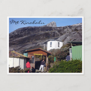 Carte Postale point de contrôle de mt kinabalu
