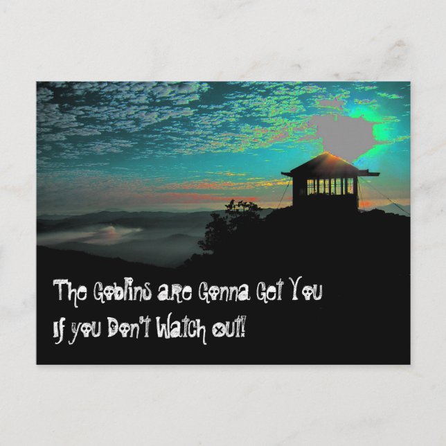 Carte Postale Point de vue Pearsoll Peak Fire (Devant)