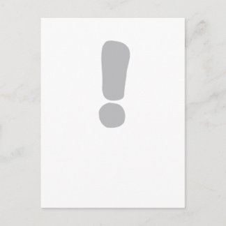 Carte Postale Point d'exclamation !