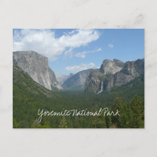 Carte Postale Point d'inspiration dans le parc national de Yosem