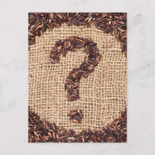 Carte Postale Point d'interrogation