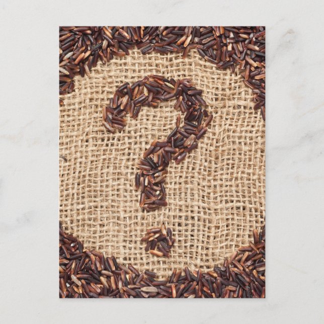 Carte Postale Point d'interrogation (Devant)