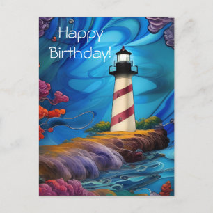 Carte Postale Point du phare Anniversaire 