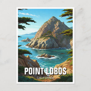 Carte Postale Point Lobos California Travel