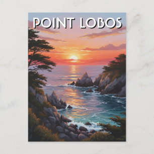 Carte Postale Point Lobos Voyage en Californie