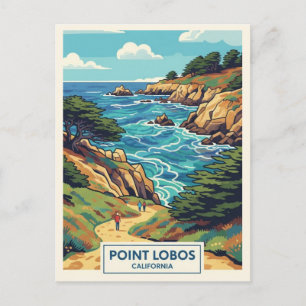 Carte Postale Point Lobos Voyage en Californie