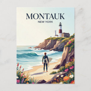 Carte Postale Point Montauk New York