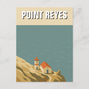 Carte Postale Point Reyes National Seashore Travel Vintage
