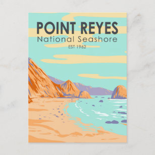 Carte Postale Point Reyes National Seashore Vintage