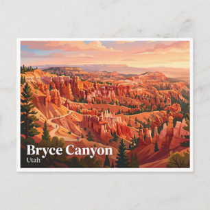 Carte Postale Point Sunset, Parc national de Bryce Canyon Utah