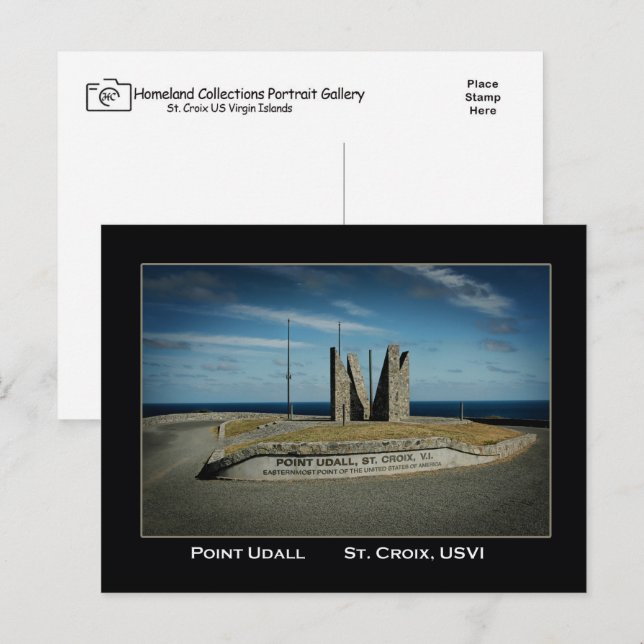 Carte Postale Point Udall St. Croix Îles Vierges américaines (Devant / Derrière)